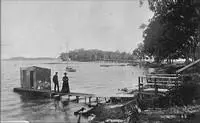 Picture - Looking toward Manitou Island crica 1885