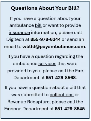 ambulance bill information. the text within the graphic is provided in the webpage content.