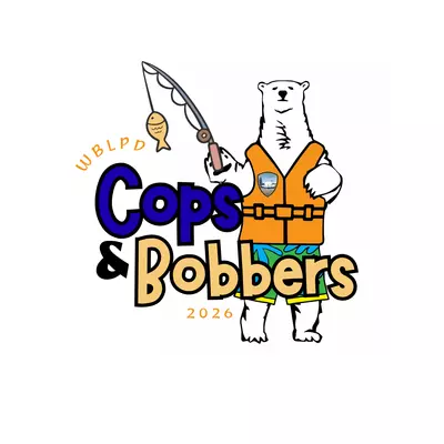 Cops and Bobbers Fishing Bear