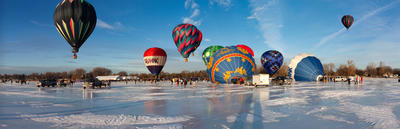 Picture:  Hot Air Balloons Panoramic by Matt Todd