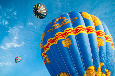 Hot Air Balloon Rising by Davin Brandt