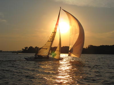 A-Scow in the Sun by Bob Gillen