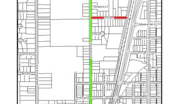2025 Pavement Rehabilitation Project Map
